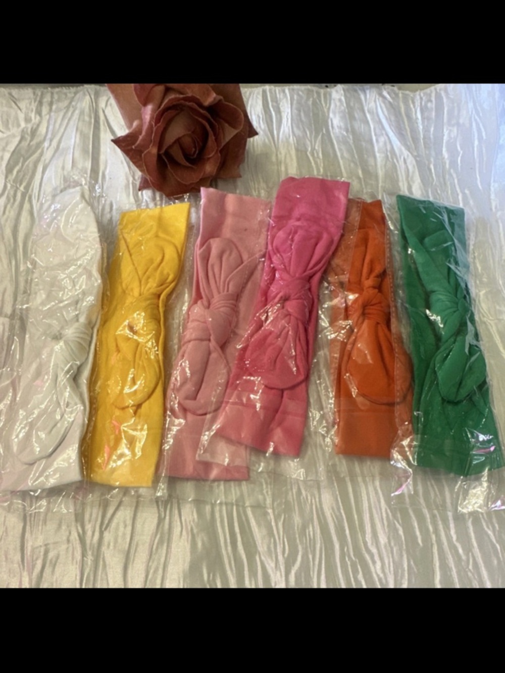 Colorful Knotted Stretch Headbands - Multi-Color Pack (6)